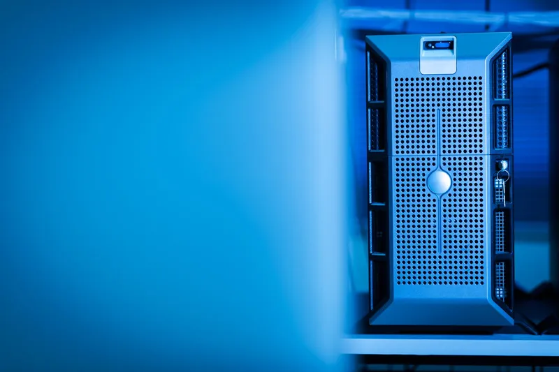 Modern data center powering enterprise analytics